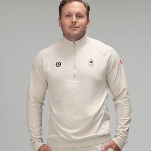 Lululemon team Canada Olympic engineered warmth half zip